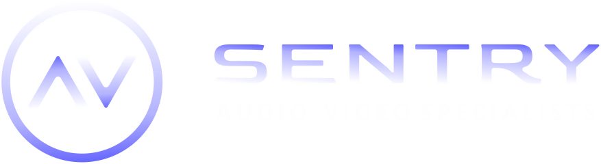 Sentry Logo Blue and White