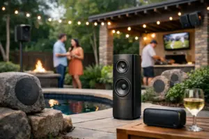 Read more about the article 8 Best Backyard Speaker System Ideas for Entertaining