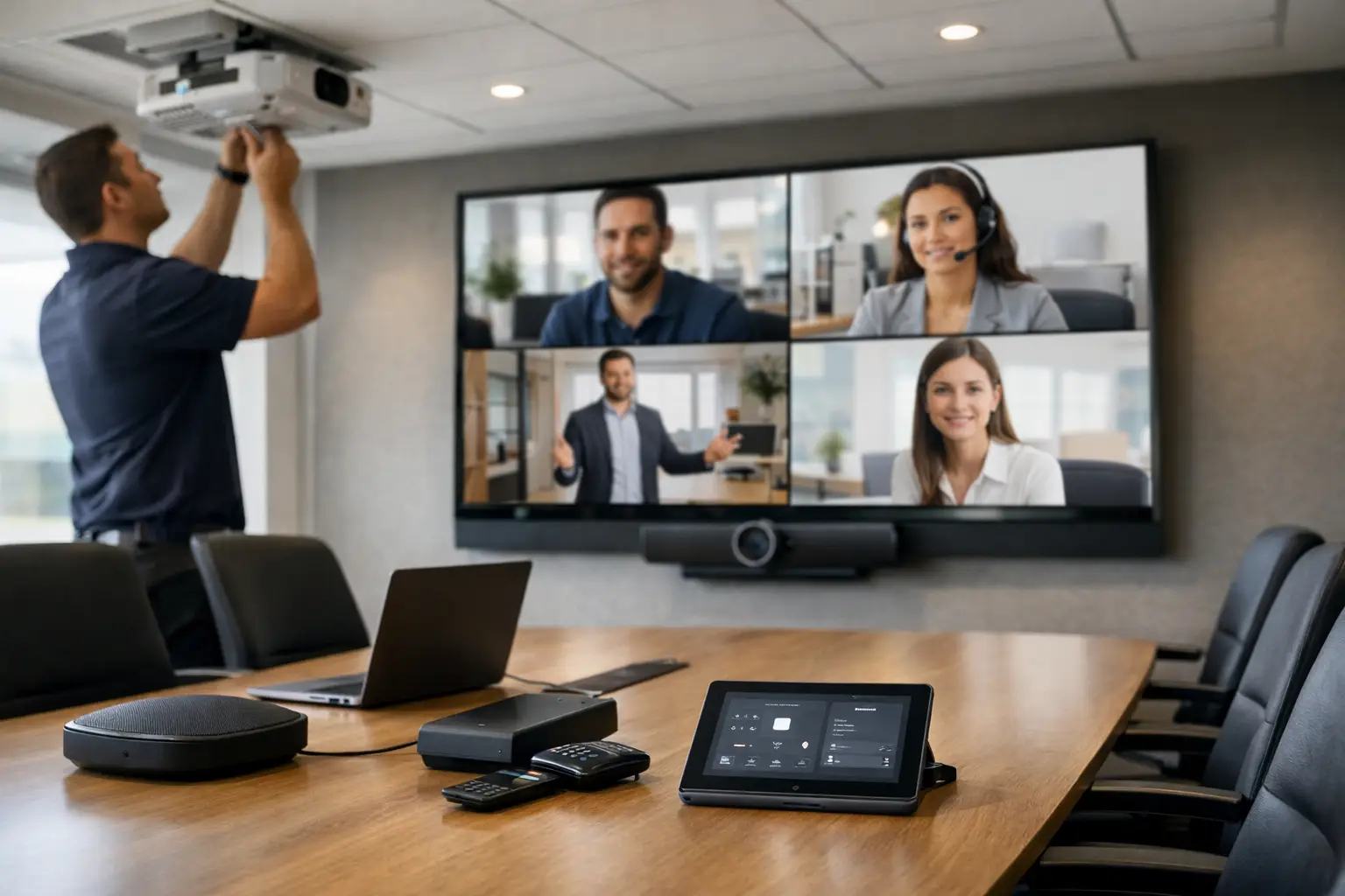 Read more about the article Conference Room AV Installation That Performs