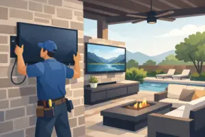 Read more about the article Outdoor TV Installation Near Me Done Right