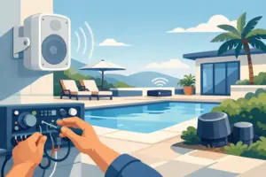 Read more about the article Poolside Audio System Installation Done Right