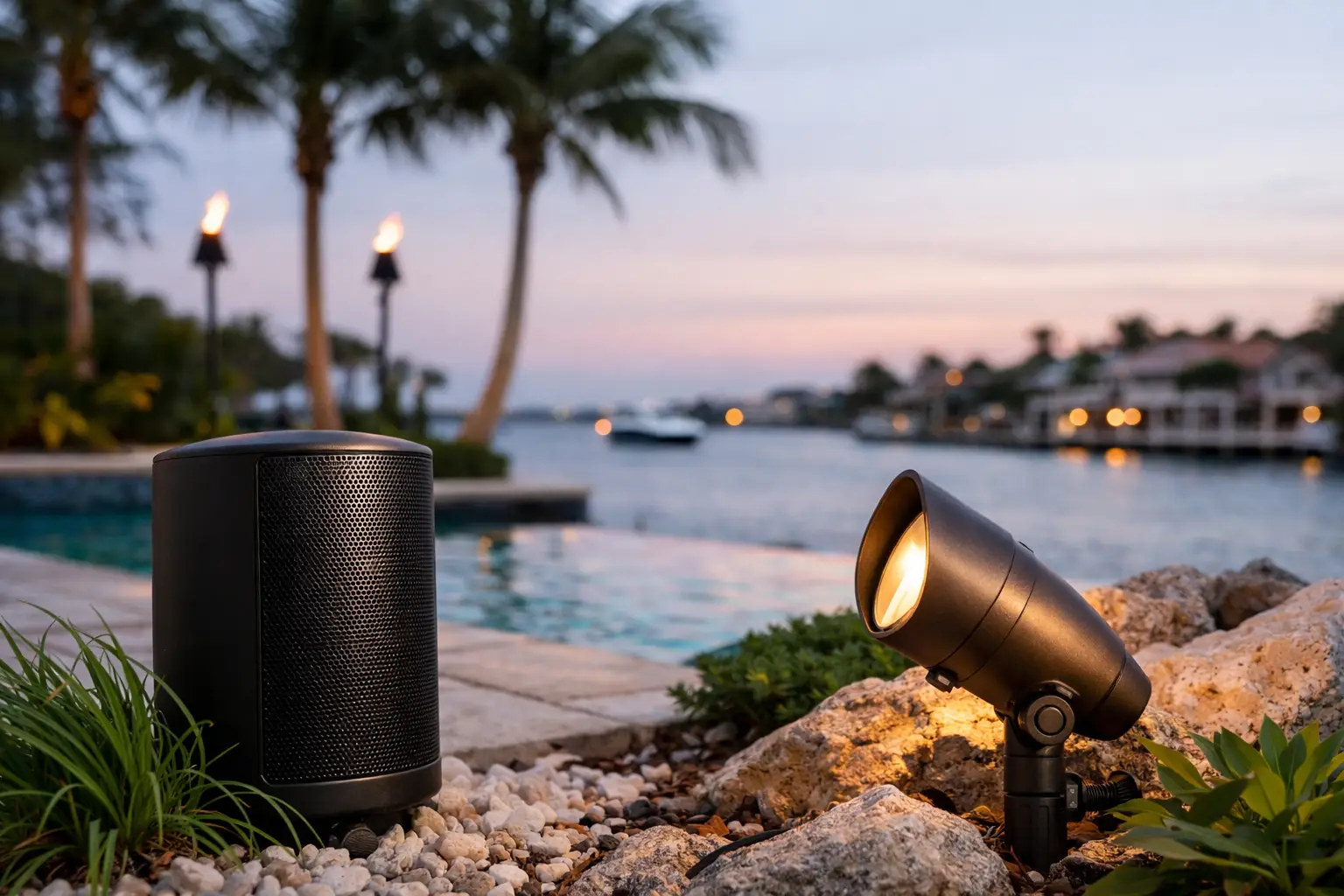 Read more about the article Protect Outdoor Audio & Lighting From Boca Salt Air