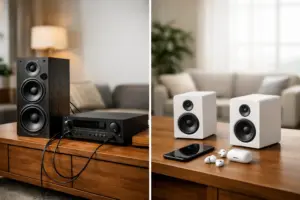 Read more about the article Wired vs Wireless Home Audio: What Fits?