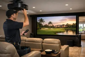Read more about the article Home Theater Installation in Woodfield Country Club