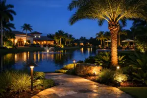 Read more about the article Landscape Lighting Woodfield Country Club