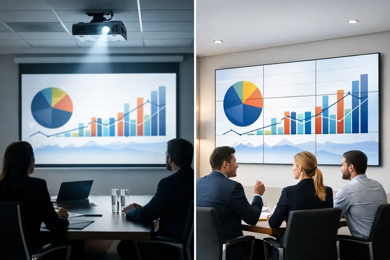 Read more about the article Projector Versus Video Wall: Which Fits Your Space?
