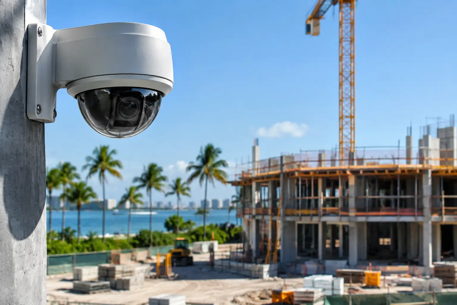 Read more about the article Construction Site Camera Monitoring Palm Beach County
