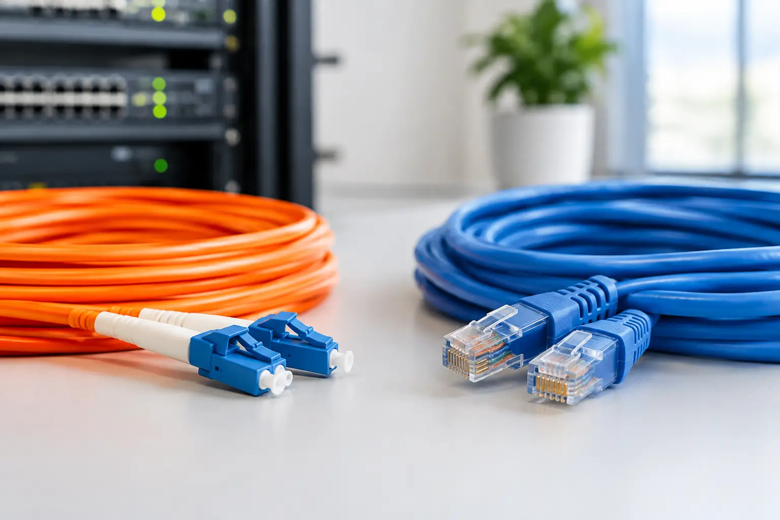 Read more about the article Fiber Versus Copper Cabling: Which Fits?