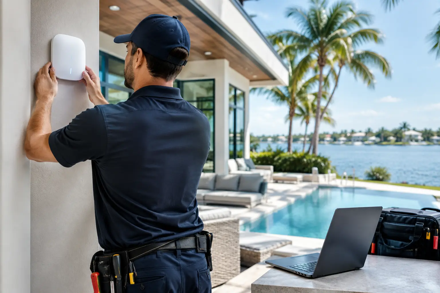 Read more about the article Luxury Estate Wi-Fi Installation in Wellington, FL