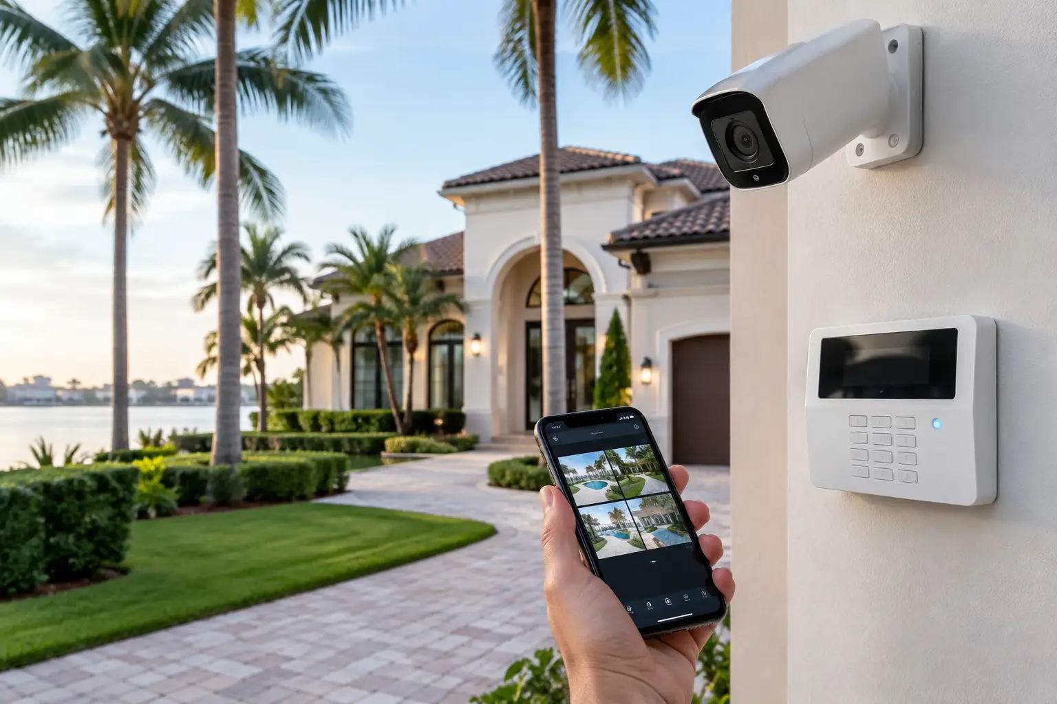 Read more about the article Palm Beach Estate Alarm & Camera Cost in 2026