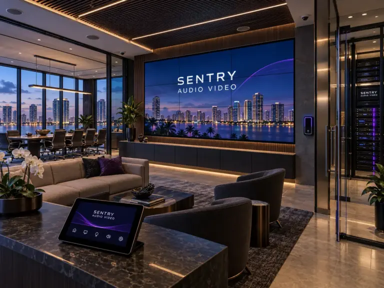 Sentry Audio Video commercial AV, networking and security integration in South Florida