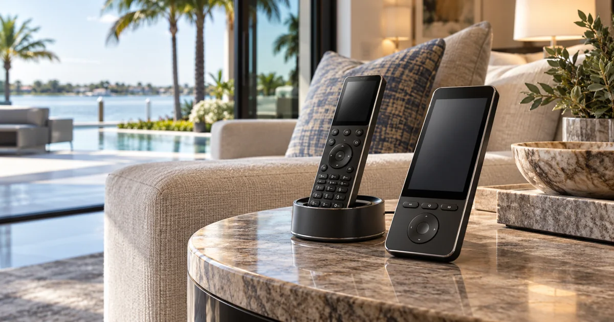 You are currently viewing Choosing a Control4 Remote: Physical Buttons, Touchscreens and Daily Use