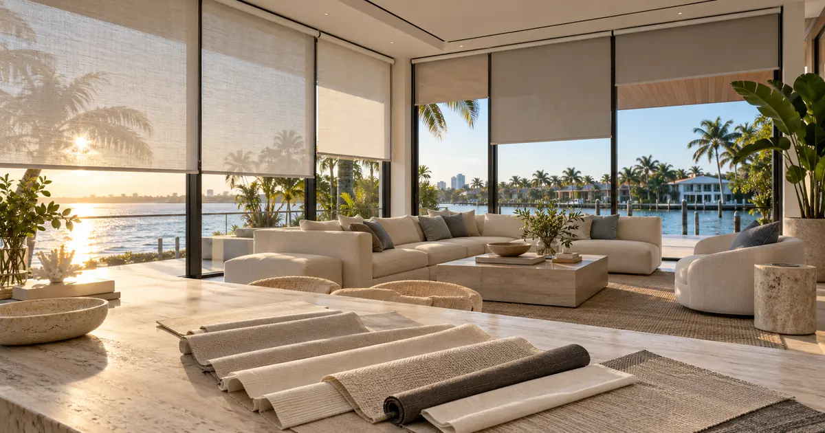 Read more about the article How to Choose Lutron Shade Fabrics for Glare, Privacy and Coastal Heat